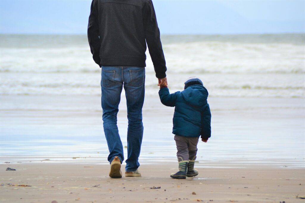 "Parent and child sharing calm moment - co-regulation helps overstimulated child feel safe"